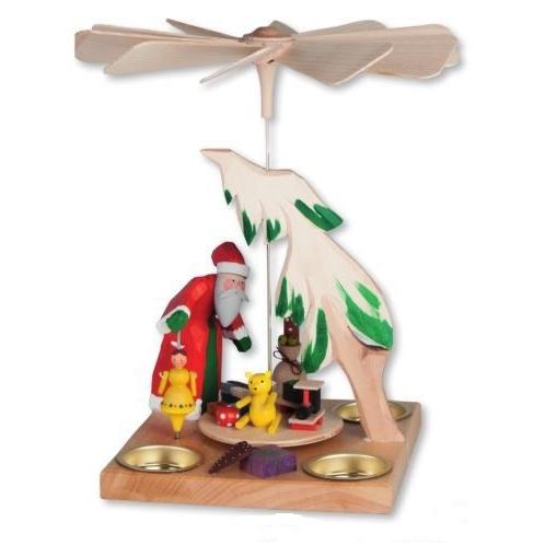 クリスマス 蝋燭金字塔 聖ニコラス（085-997-1） 美術、工芸品-工芸品、民芸品-楽器、手芸、コレクション