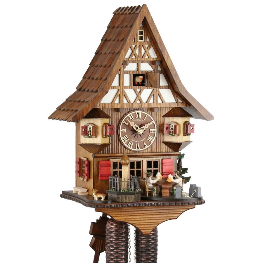 鳩時計 全日本送料無料 ドイツ製の本物の鳩時計 ローテンブルグのお家 大放出セール