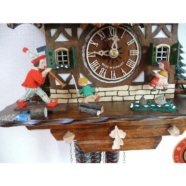 ハーメルンの笛吹き男 鳩時計 ドイツ製 本物の鳩時計 今すぐ購入激安 家具、インテリア