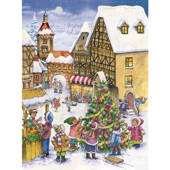 アドベントカレンダー　街のクリスマスマーケット | 