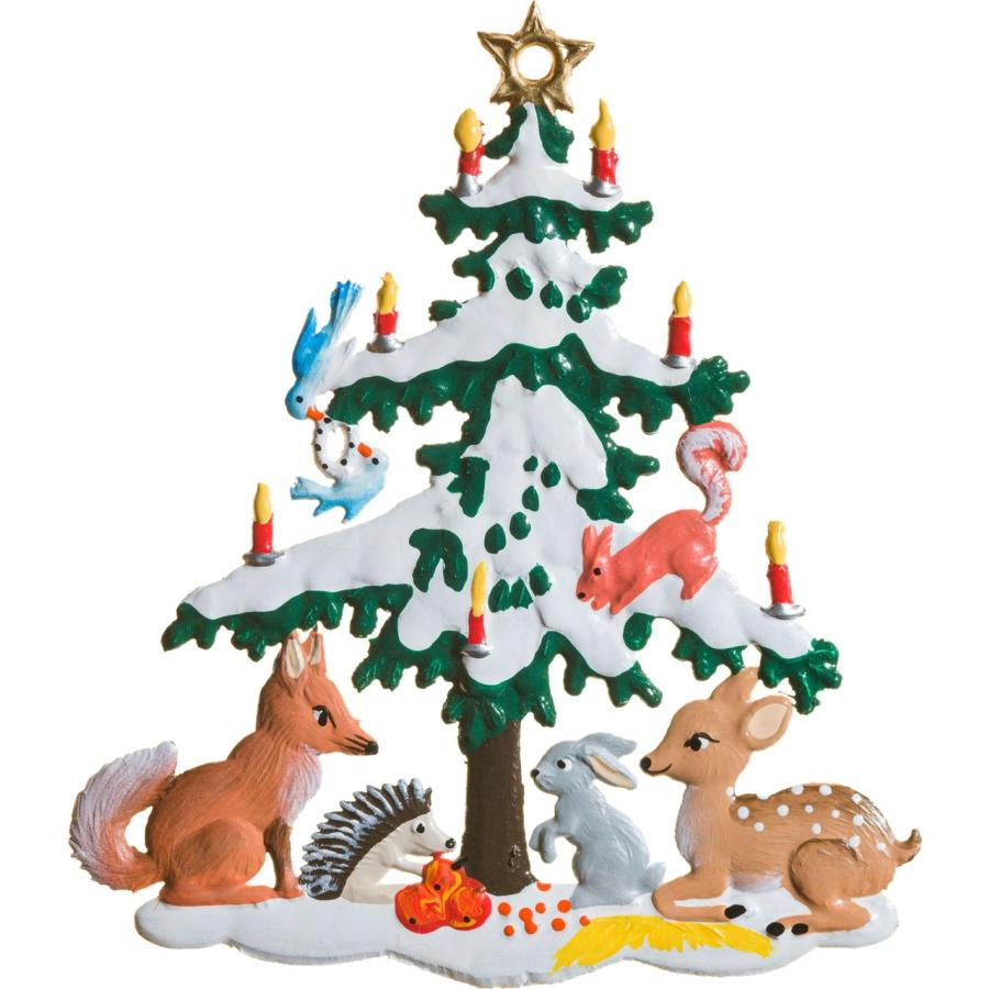 ツリーと動物達　オーナメント | 