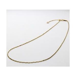 18金 ネックレス K18 イエローゴールド フリーサイズ スライド