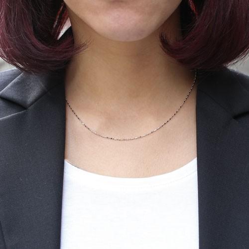 18金　ホワイトゴールド　ネックレス ユニセックス♪】18金 ホワイトゴールド 喜平 ネックレス