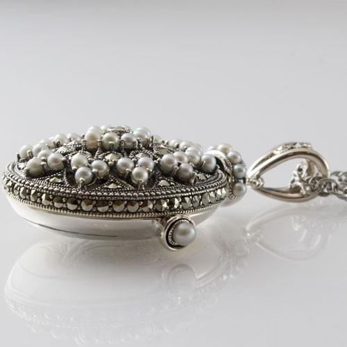 ペンダント ネックレス シルバー925 アンティーク デザイン