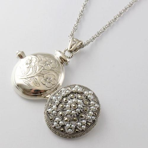 ペンダント ネックレス シルバー925 アンティーク デザイン