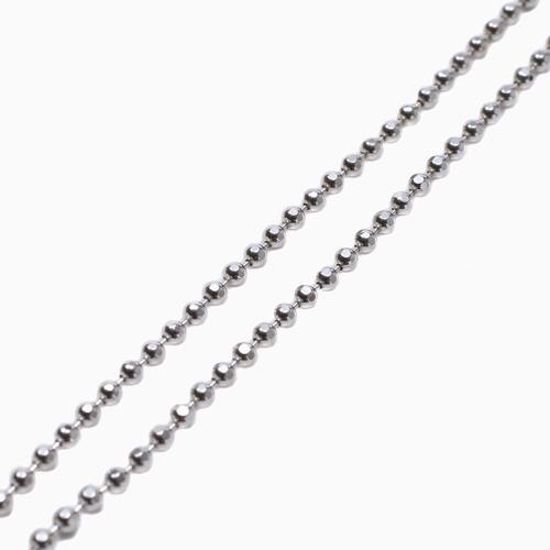 シルバー ネックレス SV925 アクセサリー カットボール チェーン 50cm