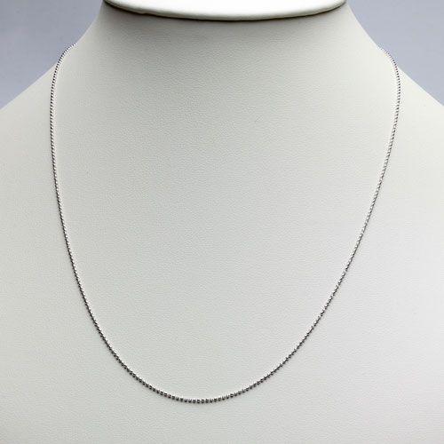 プラチナ ネックレス チェーン Pt850 フリーサイズ 8面カット スライド