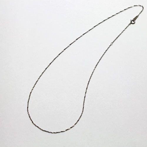 7月初旬頃入荷予定 プラチナ ネックレス スクリュー チェーン Pt850 42cm 0.7g お洒落 定番 シンプル レディース プレゼント 爆買 クリックポスト便対応の画像