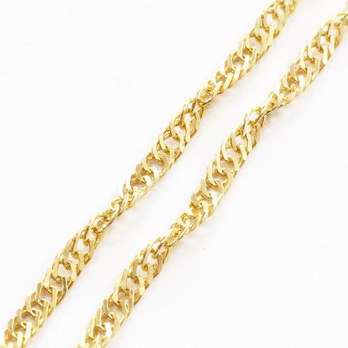 純金 スクリュー ブレスレット 18.5cm 約2.3g K24 刻印の画像