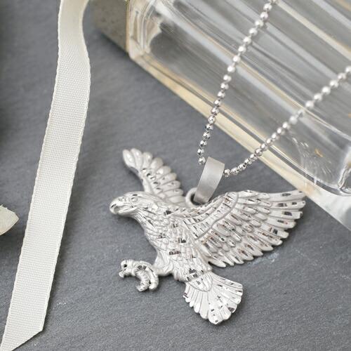NEW 特別価格 ドイツ製・シルバー イーグルペンダント（手彫調