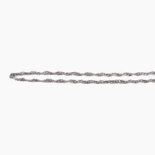 プラチナ ネックレス 純プラチナ PT999 ２連 スクリュー チェーン レディース 42cm 上品 お洒落 ギフト 爆買の画像