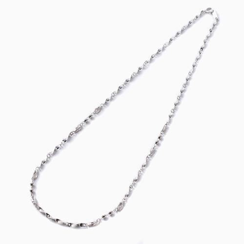 純プラチナ ネックレス 42cm プラチナ Pt999 チェーン ひねり ボール デザイン レディース お洒落 ギフト 爆買_5