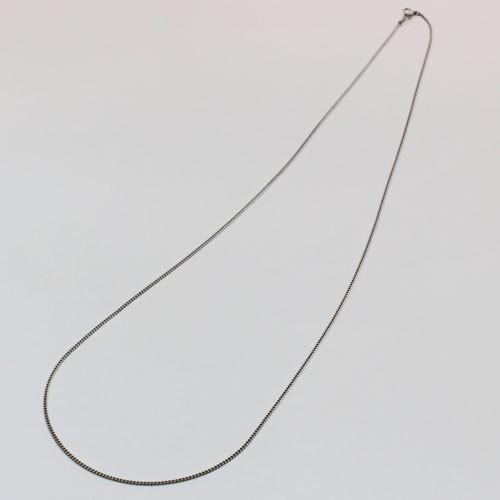 プラチナ ネックレス 60cm 喜平 チェーン Pt850 キヘイ 2面カット 4.2g シンプル メンズ レディース お洒落の画像