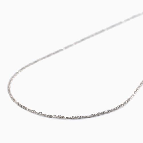 7月初旬頃入荷 純プラチナネックレス レディース チェーン 42cm PT999 スクリュー お洒落 シンプル プラチナ 記念日 ギフト 爆買の画像