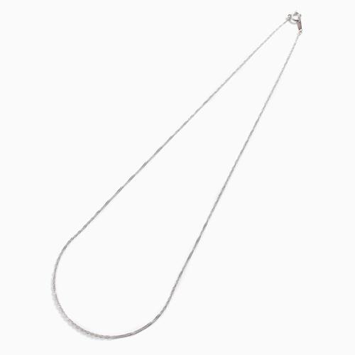 7月初旬頃入荷 純プラチナネックレス レディース チェーン 42cm PT999 スクリュー お洒落 シンプル プラチナ 記念日 ギフト 爆買の画像