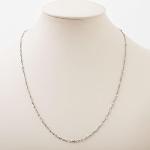 純プラチナネックレス 50cm レディース チェーン スクリュー Pt999
