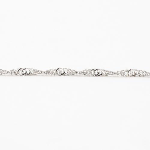 純プラチナ ネックレス Pt999 スクリュー チェーン 60cm お洒落