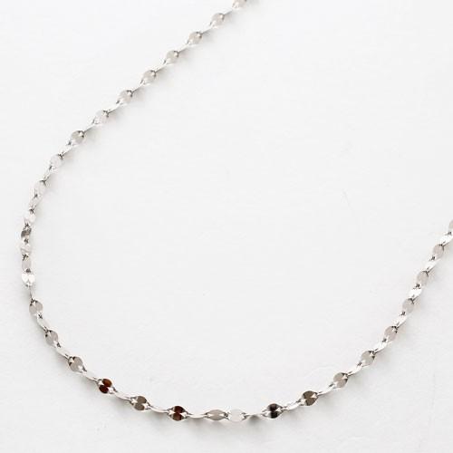 プラチナ ネックレス ペタル デザイン 純プラチナ チェーン 45cm 2g