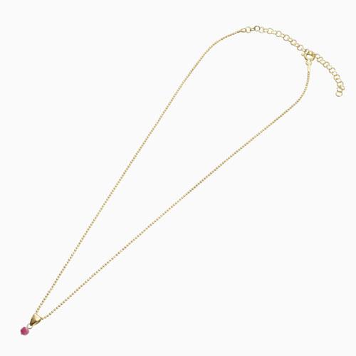 ルビー エメラルド ペンダント 18金 カットボールチェーン ネックレス 2点セット |  | 07