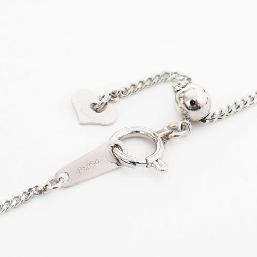 プラチナ 喜平 ネックレス Pt850 45cm キヘイ フリーサイズ チェーン
