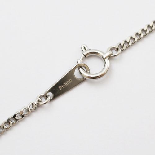 プラチナ ネックレス 喜平 Pt850 キヘイ チェーン 50cm 7.2g 2面