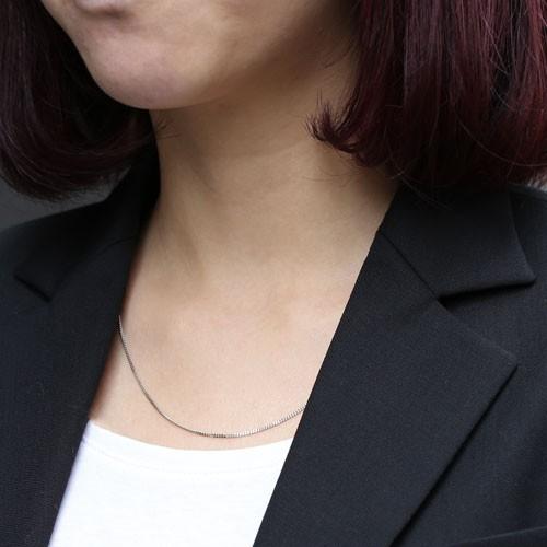 プラチナ 喜平 ネックレス PT850 キヘイ チェーン 50cm 4.4g 2面カット 男女兼用