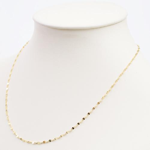 ゴールド ロゴデザイン ネックレス 純金 ネックレス レディース K24 24金 ラディアントチェーン