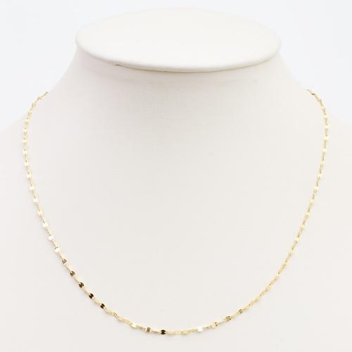 純金 ネックレス K24 ペタル デザイン 42cm ペダル チェーン 金