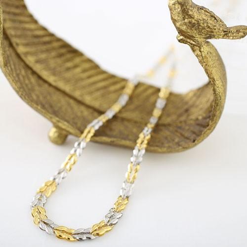 純金 純プラチナ コンビネックレス K24 PT999 グラデーション