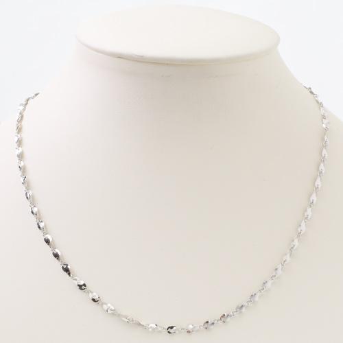 純プラチナ ネックレス プラチナ プレシャスシャイン デザイン Pt999 42cm お洒落 レディース ギフトの画像