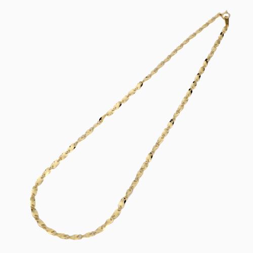 純金 ネックレス K24 42cm プレシャスシャイン デザイン お洒落