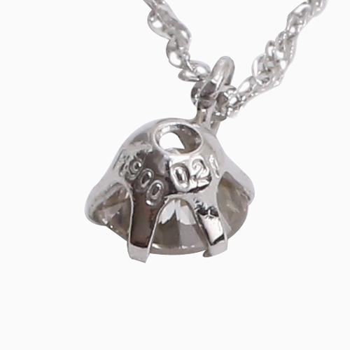 プラチナ ダイヤモンド 0.21ct ペンダント 鑑別書付 Pt850 スクリュー