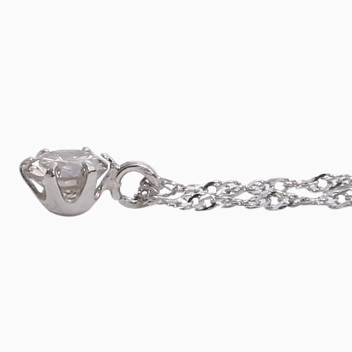 プラチナ ダイヤモンド 0.21ct ペンダント 鑑別書付 Pt850 スクリュー