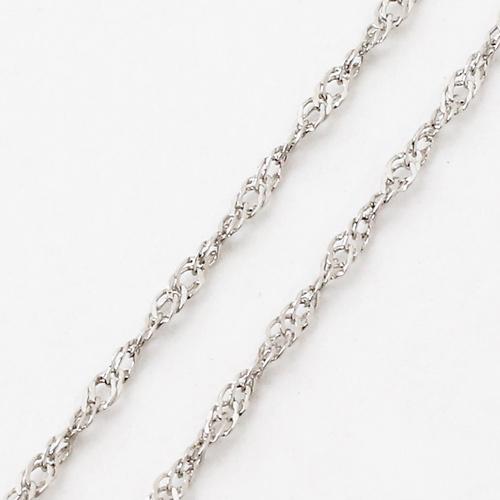 pt850ネックレス 楽天市場】Pt850 パイプロープ チェーン ネックレス Pt850 幅4mm