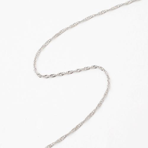 プラチナ ネックレス 45cm 0.7g Pt850 スクリュー チェーン ギフト