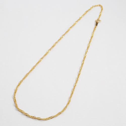 純金 ネックレス K24 スクリュー チェーン 50cm 6g_5