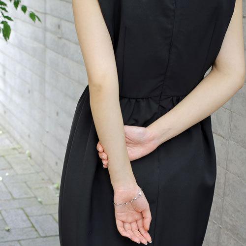 純プラチナ プラチナ ブレスレット 18cm 1.7g 刻印入り 短冊 たんざく 爆買の画像