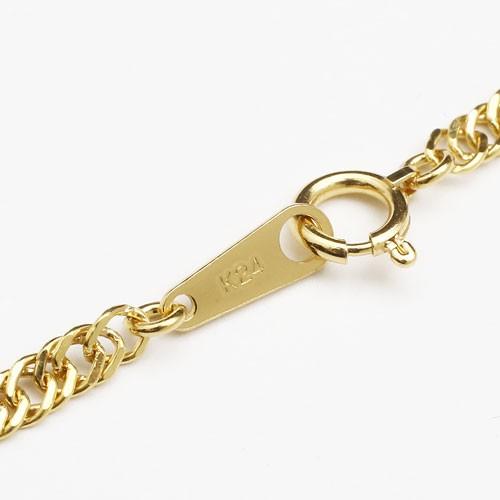 純金 ネックレス K24 スクリュー チェーン ロングサイズ 60cm