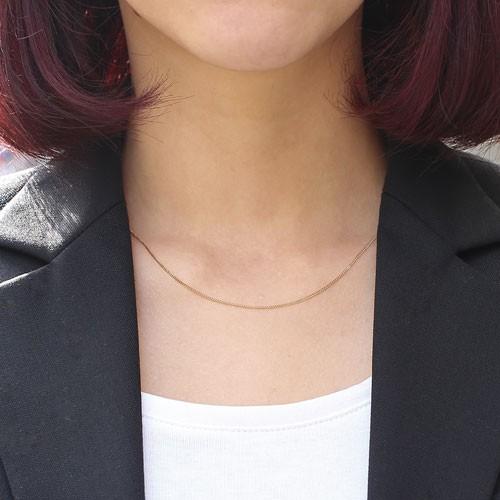 18金 ネックレス キヘイ チェーン フリーサイズ 50cm 2g 2面カット