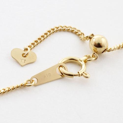 18金 喜平 ネックレス フリーサイズ チェーン 2面 キヘイ 50cm