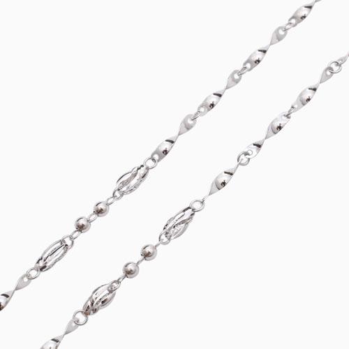 純プラチナ ネックレス 45cm 約4g Pt999 チェーン ひねり ボール 刻印