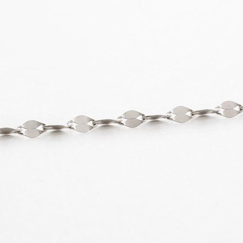 純プラチナ ネックレス Pt999 プラチナ 3連 ペタル チェーン