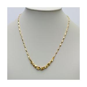 【公式】 純金 ネックレス K24 グラデーション シャイン デザイン ひねり パーツ 42cm レディース 上品 ゴールド 記念日 ギフト 【JSB1038478391】(37791円)