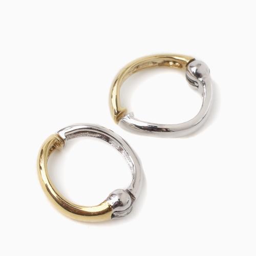 K*O様 K18YG ピアリング　ウェーブ 楽天市場】【5000円OFFクーポン(〜9/22 13:00)】ピアリング 甲丸