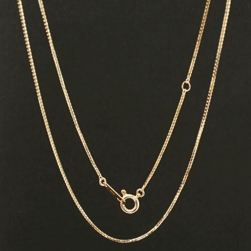 10金 ネックレス K10 ベネチアン チェーン 42cm 1.4g お洒落