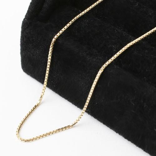 10金 ネックレス K10 ベネチアン チェーン 42cm 1.4g お洒落