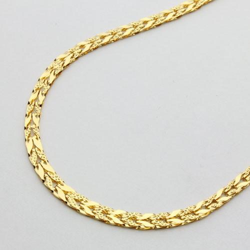 純金 ネックレス Ｋ24 チューリップ リバーシブル 45cm 8g