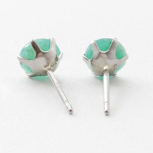 PT900エメラルド ピアス 女性へのプレゼント Pt900 エメラルド ピアス プラチナ900