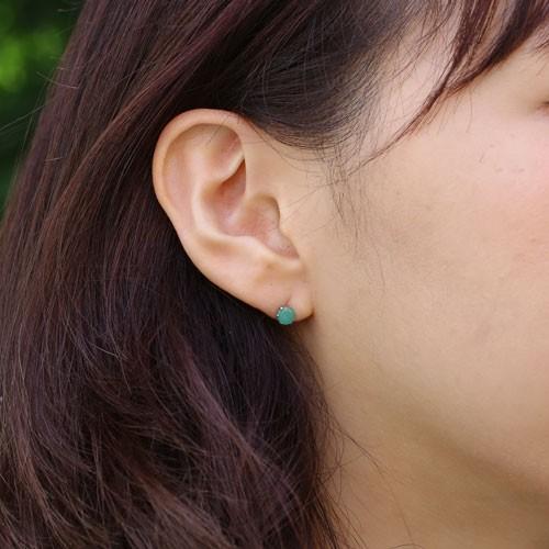 プラチナ エメラルド ピアス 宝石鑑別書付 Pt900 : ジュエリー