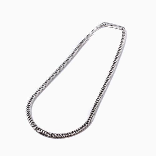 純チタン6面トリプルネックレス50センチ 純チタン 6面 トリプル 喜平 ネックレス 50cm プラチナ並みの輝き✨